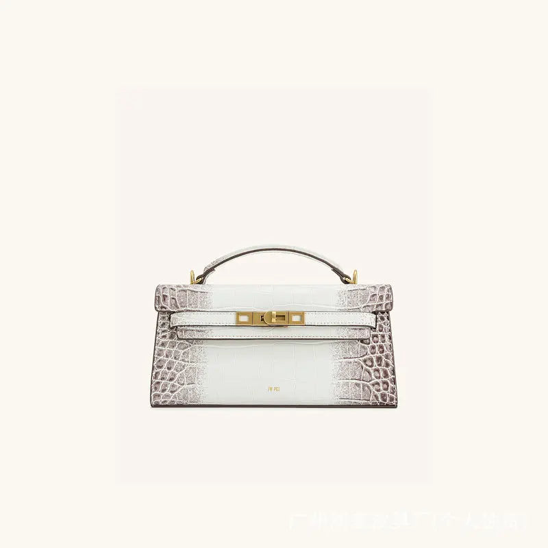 Crocodile pattern JW PEI handbag by HSF Marketplace, high-end women's crossbody bag with stylish design and premium craftsmanship.
