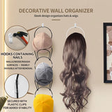 10 Pack wig Holder Organizer Closet Hanging Baseball Cap Display Storage Rack for Scarves Handbags Hanging Hook wig tool