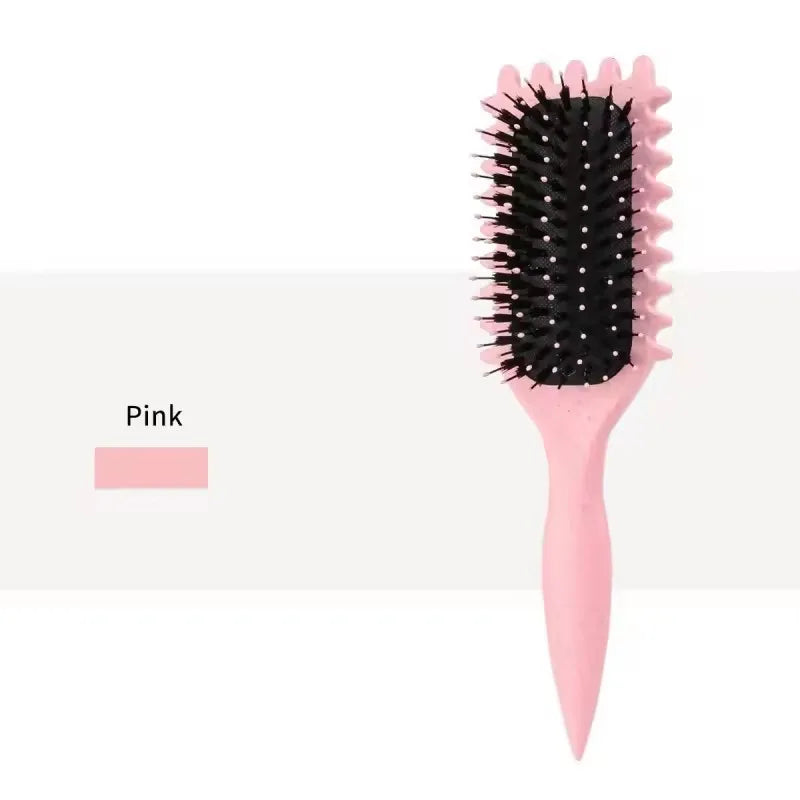 Big curved air cushion comb for all hair types, anti-hair loss hair styling tool by HSF Marketplace