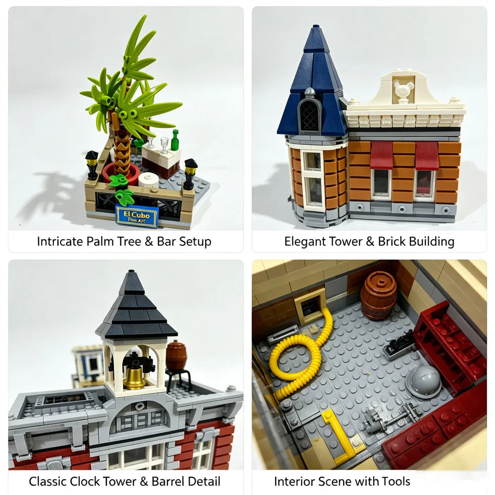 Street View building blocks set for adults, classic architecture design by HSF Marketplace