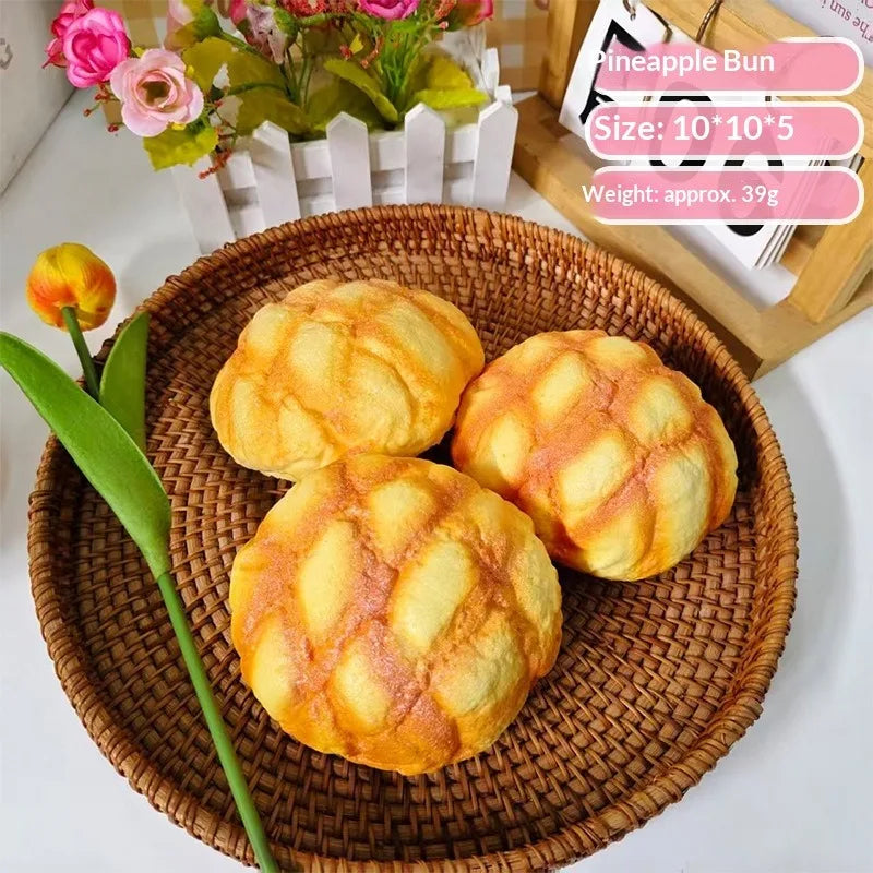 Realistic Bread Fidget Squishy, Layered Simulation, Anxiety Relief Toy for Students