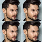 Black stainless steel stud earrings set for men and women, HSF Marketplace jewelry