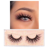 3D mink lashes for daily wear, soft reusable false eyelashes by HSF Marketplace