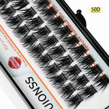Lash Clusters DIY Individual Eyelash Extensions Natural Wispy Cluster Lashes C D Curl Multi Style At Home IGUIONSS