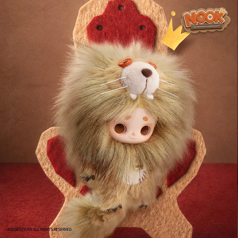 52TOYS NOOK Animal Boyfriend Series vinyl plush keychain collectible figure in a surprise blind box