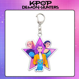 Kpop Demon Hunters acrylic keychain, unique anime accessory by HSF Marketplace