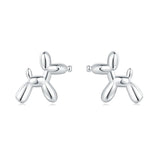 Orstarry S925 sterling silver 18k gold classic knot stud earrings for women, close-up jewelry image