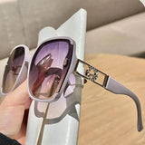 Oversized square diamond design sunglasses with gradient lenses for women and men by HSF Marketplace