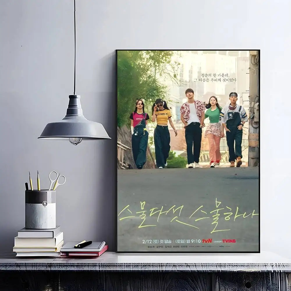 Korean anime poster for Twenty-Five Twenty-One home decor by HSF Marketplace