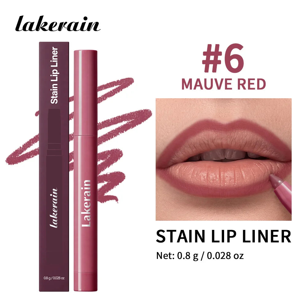 Waterproof Stain Lip Liner Pencil by HSF Marketplace in nude shades, long-lasting, creamy lip contour makeup with 8 color options.
