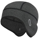 Women's HSF Marketplace winter fleece beanie hat with windproof ear cover for skiing and snowboarding