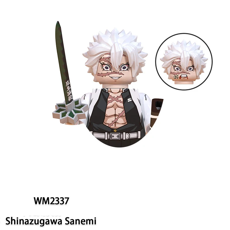Demon Slayer action figures building bricks blind box collectibles by HSF Marketplace