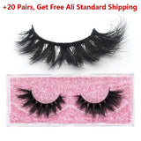Dropshipping 3D Mink Eye Lashes Fluffy Volume Eyelash Extension Natural Wispy Full Strip Mink False Eyelashes Bulk Lash Makeup