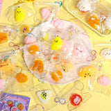 6/10PCS Mini Squeeze Toys Stress Relief Toys Cute Simulation Toys Food Rebound Gifts Hanging Decorations for Stress Relief 2026