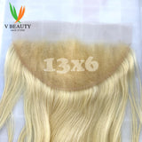 #613 Colored Straight Human Hair Bundles Blonde Closure 1/2/3/4 PCS 100% Vietnamese Remy Human Hair Weave Extensions