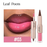 Dark plum pink lip liner and plumping lip glaze with mirror, waterproof, matte finish, non-stick makeup by HSF Marketplace.