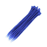 10 Strands 20inch Synthetic Dreadlocks Hair Extensions Soft Handmade Crochet Hair Transplant Blonde Braid Hairs For Women Girl