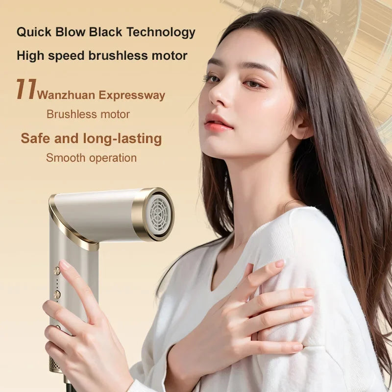 HSF Marketplace 9-in-1 professional hair dryer and styling tool set with multiple attachments