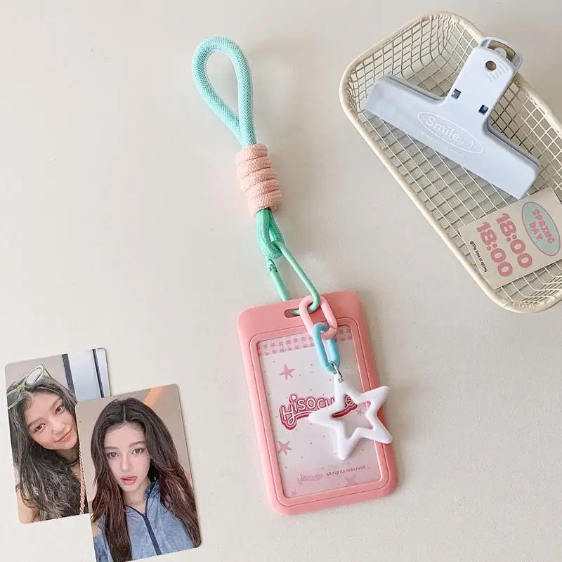 Kpop Photo Holder Slide Card Bag with Keychain, 54-slot K-Culture merch by HSF Marketplace