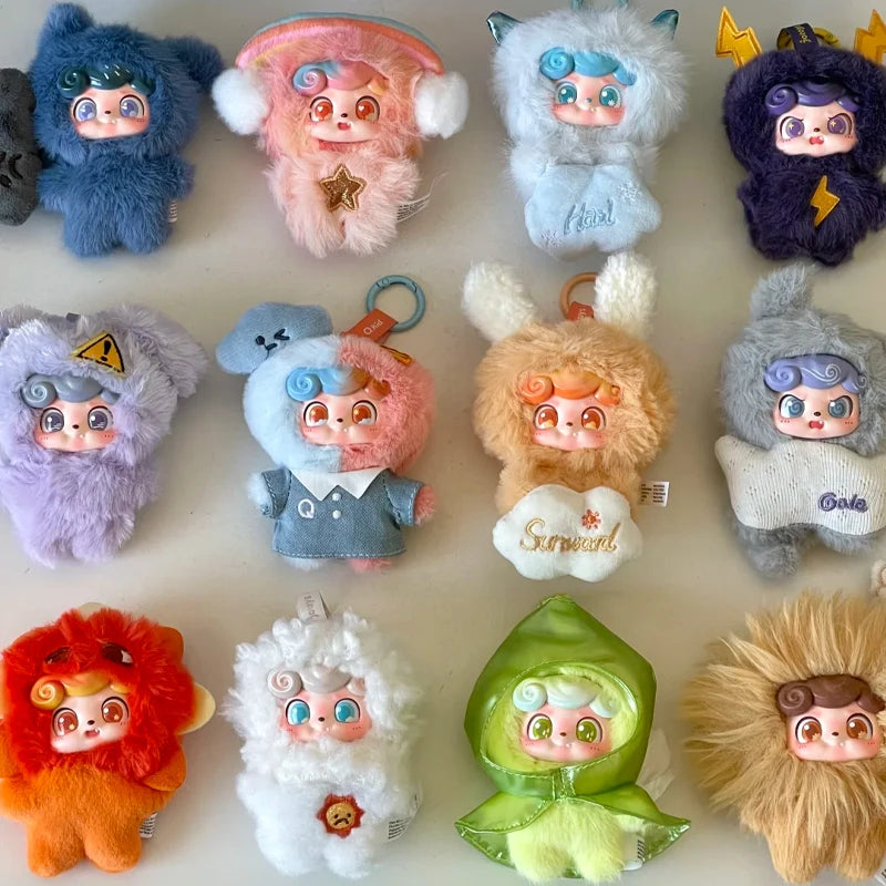 Jotoys Q.Kid Weather Series mini plush blind box collectible doll backpack pendant by HSF Marketplace