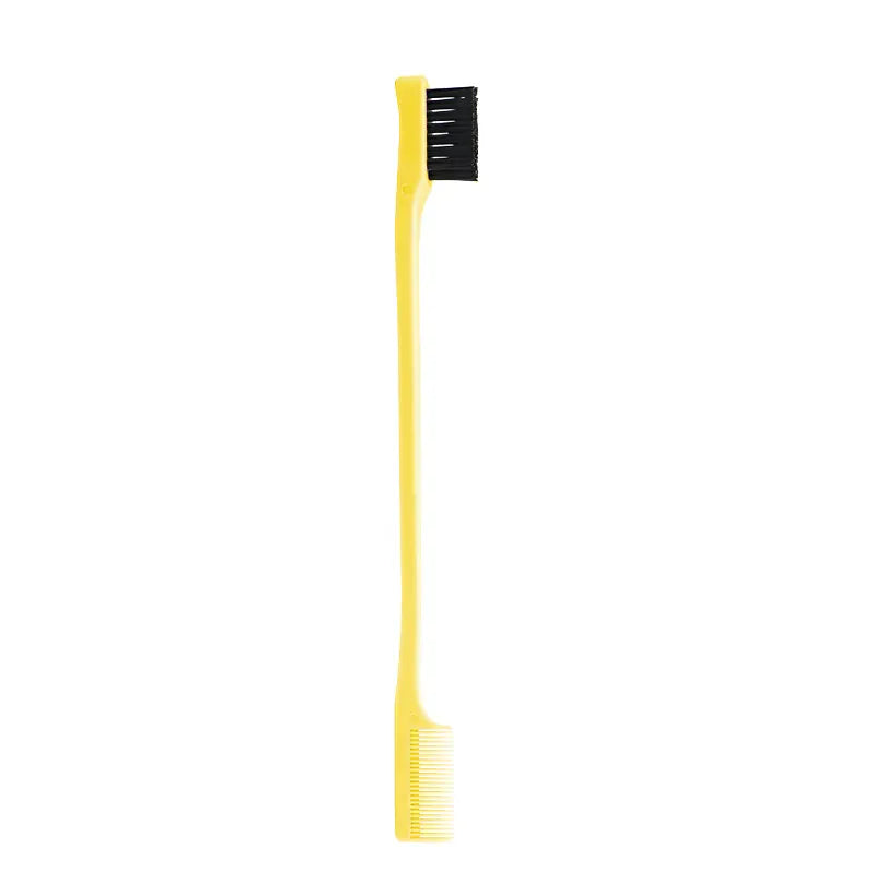 Hair Anti-Static Edge Brush Comb 2-in-1 Double-Sided Edge Control Brush Hair Styling Tool With Comb, Special for Real Hair Wigs