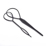 Plastic magic pull hair pin clip for braids and ponytails, HSF Marketplace hair styling tool, DIY hair accessory for salon and home use