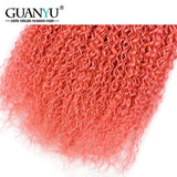 Kinky curly human hair bundles with closure for sew-in wefts by HSF Marketplace