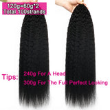12A Kinky Straight Crochet Human Hair Bundles Miracle Knots Crochet Hair Human Hair Crochet Braids 16-26 Inch Burmese Curly Feather Crochet Human Hair Extension Pre Separated Knotless Reusable Crochet Human Hair For Black Wom