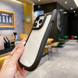 3D cat ear shockproof phone case for iPhone in a cute design