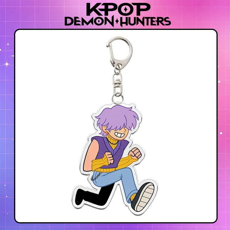 Kpop Demon Hunters acrylic keychain, unique anime accessory by HSF Marketplace