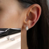 925 Sterling Silver Bow Knot Ear Clip for Women - Sweet Jewelry Gift