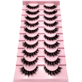 HSF Marketplace 3D faux mink hair false eyelashes, 10 pairs of fluffy lashes