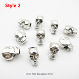 Silver Viking rune hair braid beads for dreadlocks and beards, HSF Marketplace styling accessories