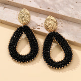 Colorful handmade water drop shape earrings for women, HSF Marketplace jewelry