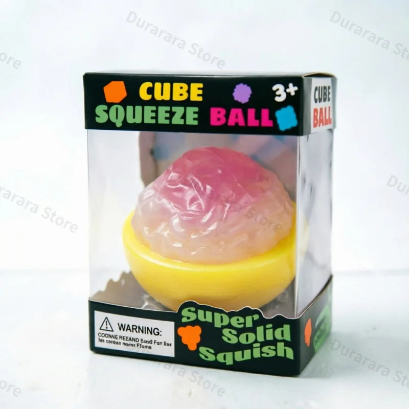 2026 New Snowflake Ice Cube Maltose Squishy Stress Relief Slow Filled Squishy Toys Stress Relief Decompression Venting Toys
