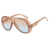Vintage flat top pilot sunglasses for women, luxury UV400 eyewear by HSF Marketplace