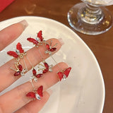 Bohemian rose flower earrings in an elegant floral design for daily wear