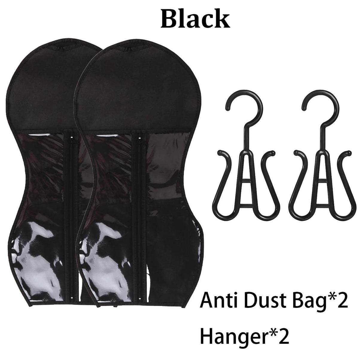 Wig Storage Portable Wig Bags Storage With Hanger Hair Extension Holder For Styling Wig Storage Bags Wig For Home & Travel