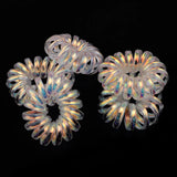 5pcs/lot Mermaid Gold Laser Telephone Line Hair Ropes For Girls High Elasticity Headband Tied Bun Hair Loop Rubber Band Headband