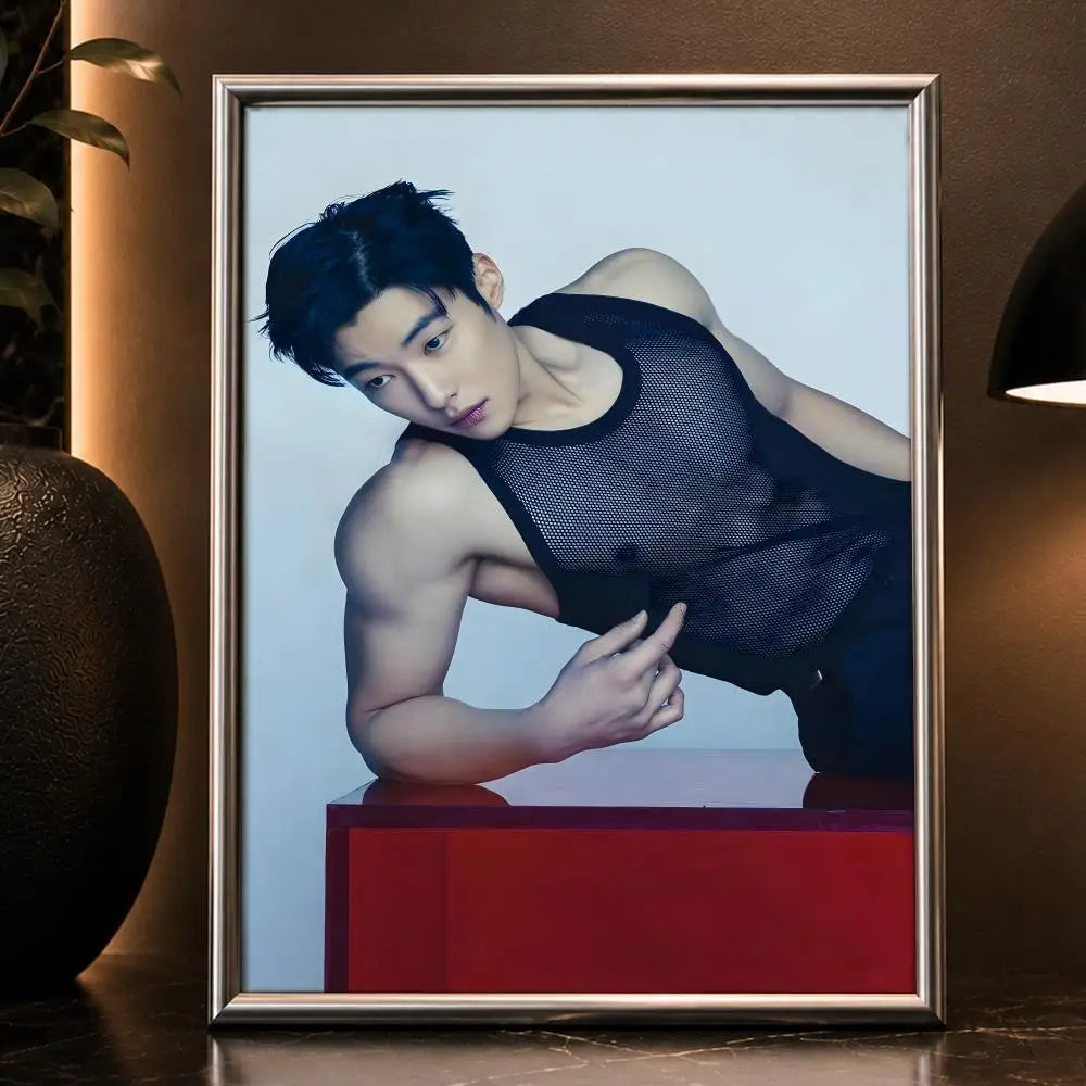 Woo Do-hwan poster, HD Korean drama star wall decor in K-culture merch style