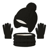Children's winter hat, scarf and gloves set for ages 3-8 by HSF Marketplace