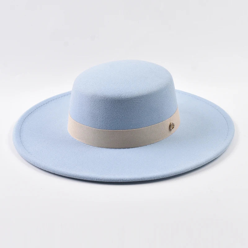 Women's French style fedora hat, elegant winter accessory in a classic design by HSF Marketplace