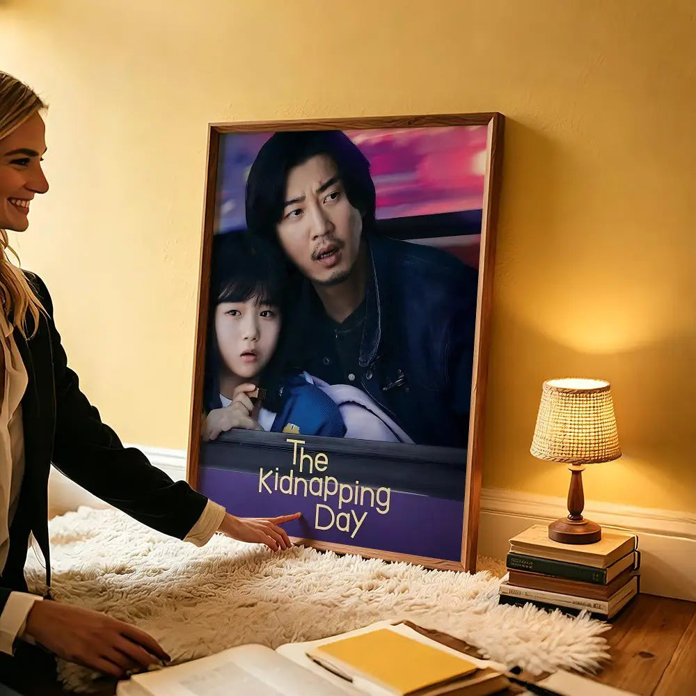 The Kidnapping Day Korean drama poster for modern wall decor, featuring K-culture artwork