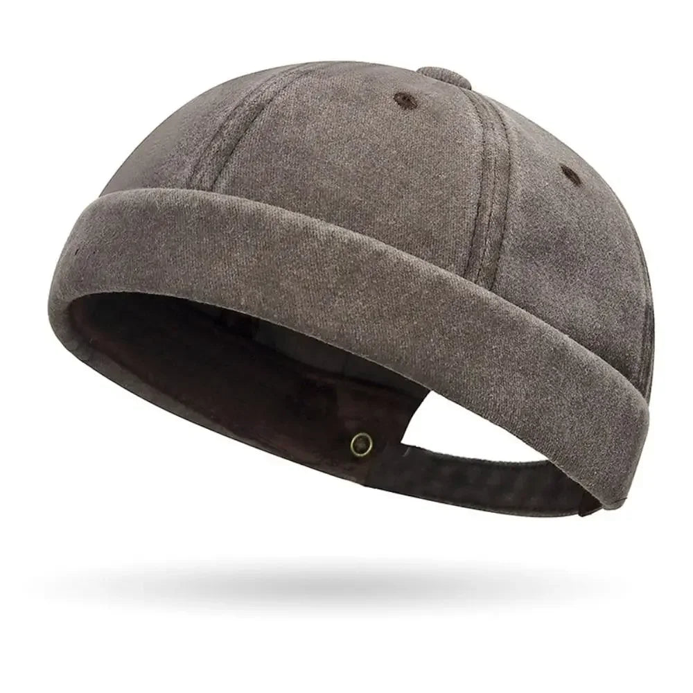 Women's Fashion Hip Hop Beanie Skullcap, brimless baggy cuff docker fisherman hat in a streetwear style