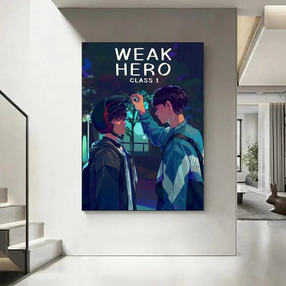 Weak Hero Class 1 Korean poster for stylish home decor, featuring K-culture artwork by HSF Marketplace