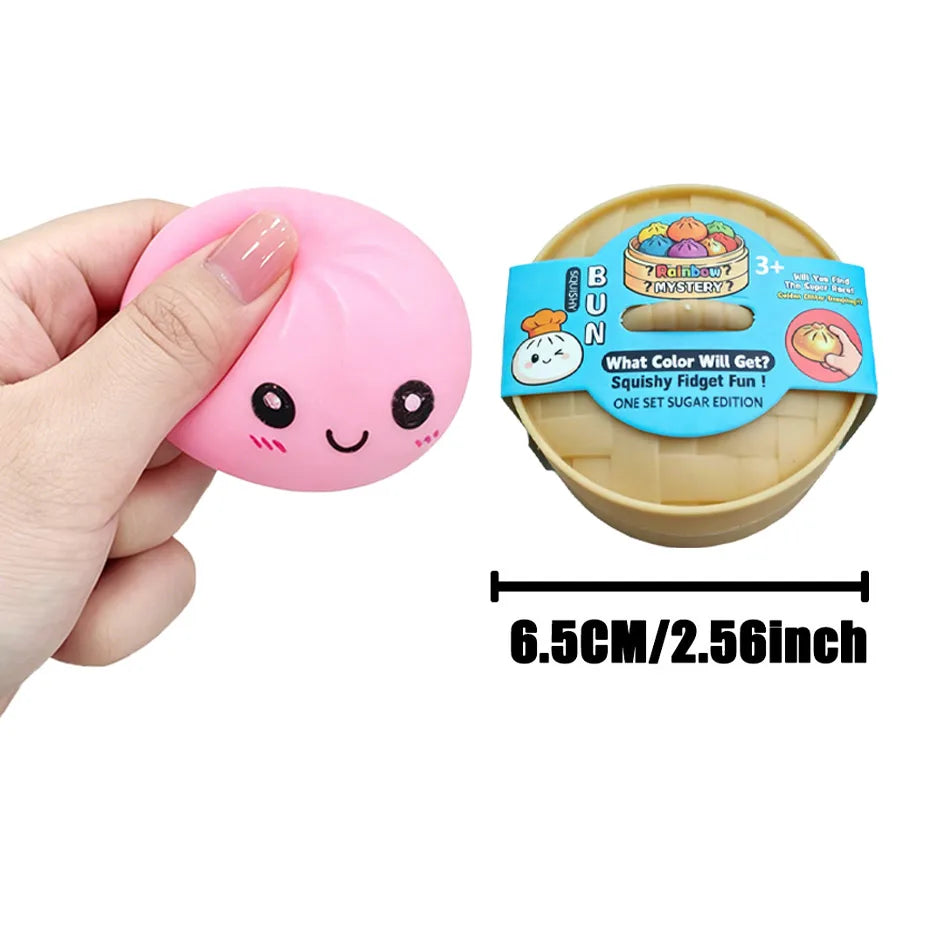 2026 Baozi Mysteries Dumplings Stress Relief Fidget Toys Home Office Desk Accessories Party Gift Mystery Dumpling Squishy