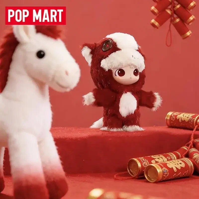 POP MART LABUBU Have A Good Run Series vinyl plush pendant collectible figure in blind box packaging