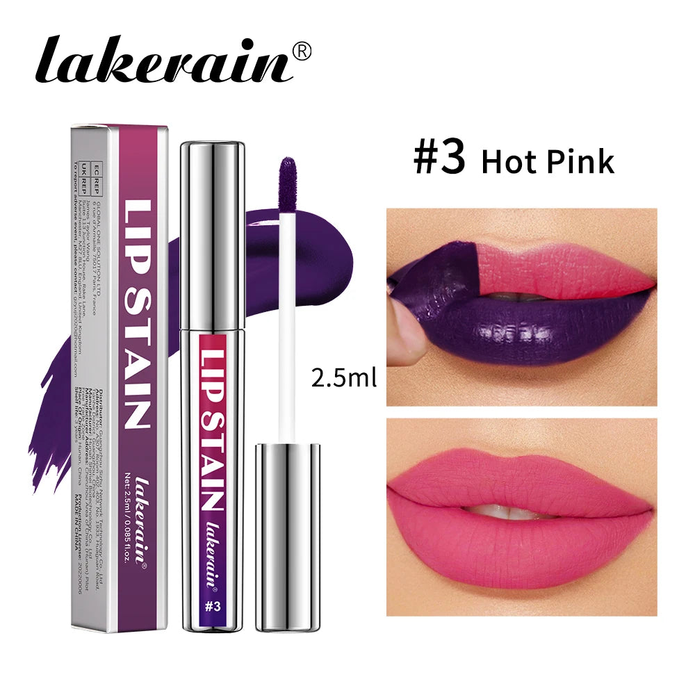Long-lasting waterproof pink lip stain by HSF Marketplace, revealing natural, transfer-proof lip color with a peel-off finish.