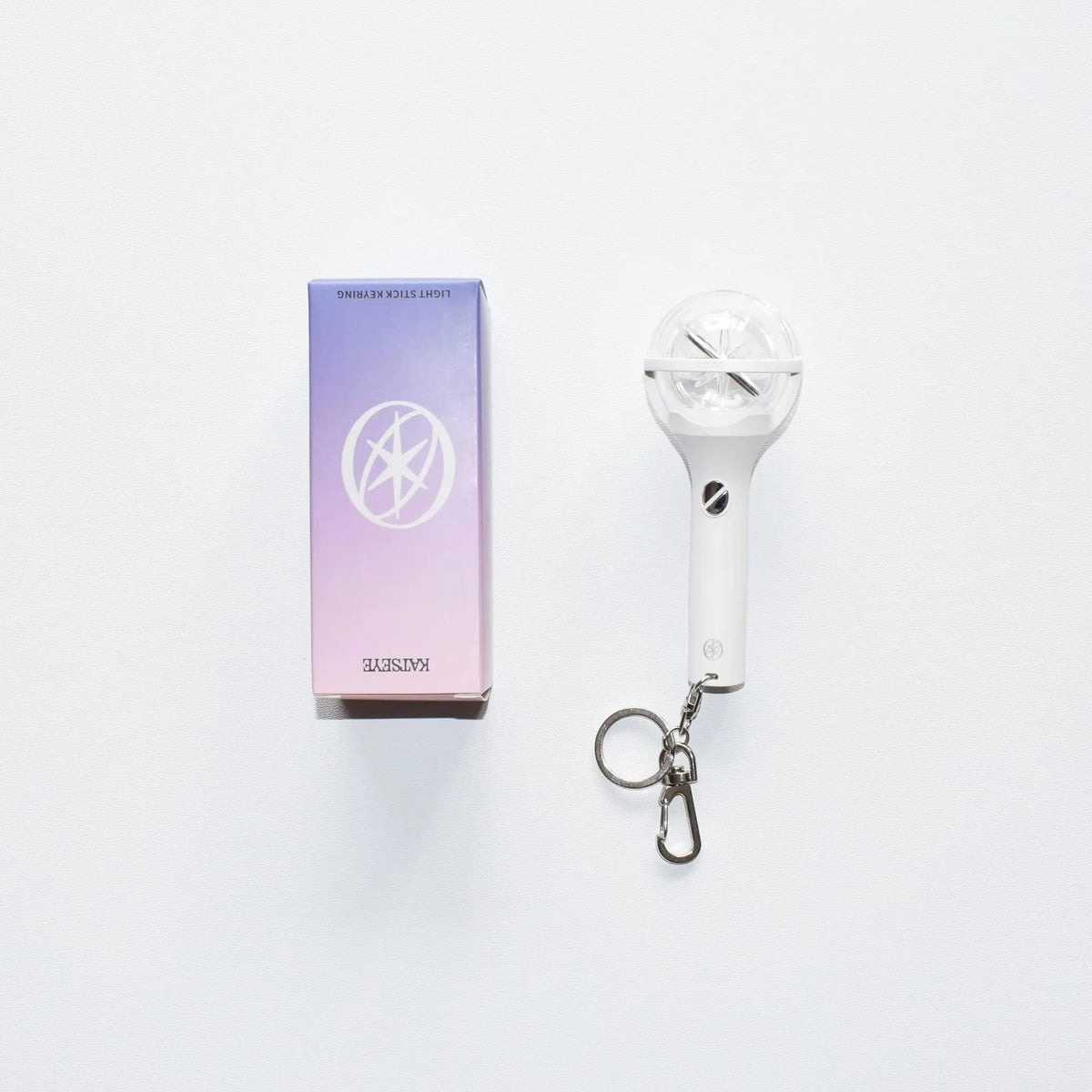 Katseye merch mini lightstick keychain for K-pop fans, compact K-culture accessory by HSF Marketplace