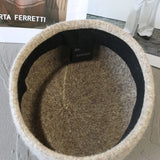 Women's warm wool blend winter beret hat in an elegant style, HSF Marketplace brand